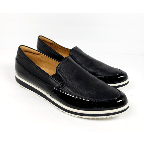 Naturalizer Rome Womens Size 8 Black Slip On Casual Comfort Loafer Shoes - Picture 1 of 10